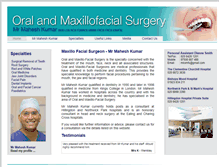 Tablet Screenshot of maxillofacialsurgeons.org.uk